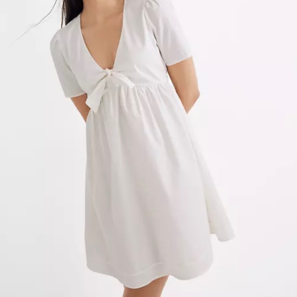 Madewell Tie Front mini dress